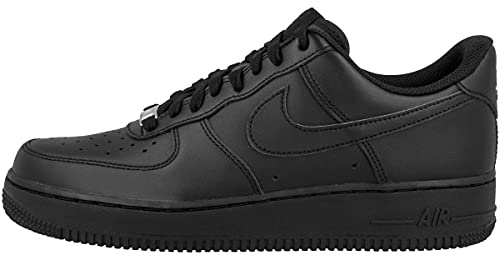 NIKE Men's Air Force 1 '07 Basketball Shoe, Black Dark, 10 UK