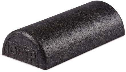 optpoptp Schaumstoff Roller – Axis – schwarz, halb 30,5 x 7,6 cm rund