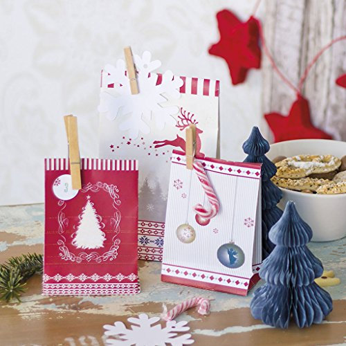 ROTH Adventskalender 24 Adventsttchen Nordic