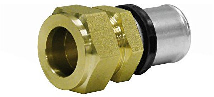 Pressfitting Übergang auf Kupferrohr 16 x 2-15 mm Boni-Shop®