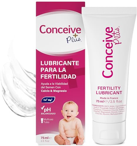 Conceive Plus Gel Lubricante de Fertilidad, Lubricante Amigable con la Fertilidad para Parejas que Intentan Tener un Bebé - 75ml / 2.5 fl oz