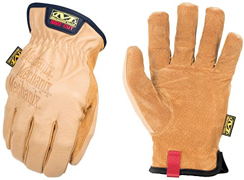 Mechanix Wear LD-C75-009 Guanti DuraHide Driver F9-360 (M, pelle DuraHide), Marrone