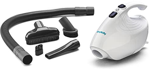 Simplicity F1 Tiny Handheld Vacuum Cleaner | Portable Travel Vacuum | Desk Vacuum | Lightweight Vac