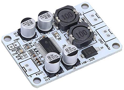 TPA3110 Mono Channel Digital Power Amplifier Board, 30W 8‑26VDC PBTL High Power Mono Digital Amplifier Board