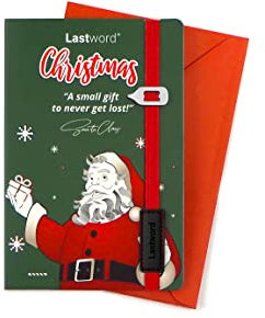 Lastword Weihnachtsgrußkarte mit Besonders Elastischem Lesezeichen, Umschlag inkl. Brief, Weihnachtskarten, Weihnachtskarte für Vorleser, Geschenke für Lehrer, Designgeschenke (Grün)