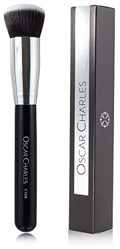 Oscar Charles 104 Luxe Professional Flat Top Foundation Buff Make-up Pinsel