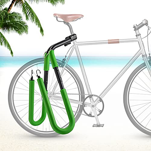 Ledph Surfboard Halterung Fahrrad, Surfboard Rack, Surfbrett Wakeboard Fahrrad St?Nder Fahrrad Surfen Tr?Ger Halterung für Sattel StüTzen,Grün