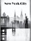 New York Notebook :Journal Notebook with 120 Lined Pages. New York Black and White: Size : 8.5'' x 11'' Inch/ 120 Pages