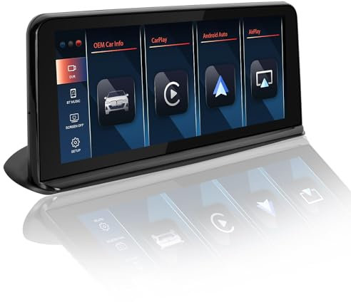 PEMP Vertikaler Bildschirm X5 X6 Android 11,Snapdragon662 8-core 4G+64GB CarPlay Android Auto, 10.25 Zoll IPS Touchscreen für BMW F15 F16 (2013-2016) NBT