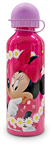 Nada Home Gourde enfant Disney Minnie Mouse bouteille aluminium et bec 500 ml 4964