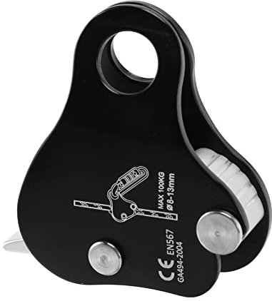 Dciustfhe Rope Ascender, Tree Arborist Rope Grab - Rope Grip for and 8-13MM,Black