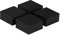 ANYCUBIC 4 pezzi di Ricambio Filtri a Carbone Attivo Blocco Carbone Purificatore d'aria Cubo di Carbone Ultra-Assorbimento a Nido d'ape per Mini Filtro D'aria