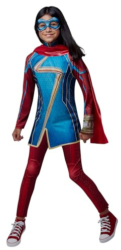 Rubies Official Marvel Studios Ms Marvel Child Costume, Kids Superhero Fancy Dress Halloween Halloween