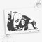 LaserCad Schablonen BANKSY Streetart (B068, Snorting Copper, DIN A3) Stencil für Graffiti, Airbrush, Kunst, Deko, zum Malen