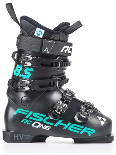 Skischuhe Skistiefel Alpinskischuhe Alpin-Skistiefel Alpinstiefel - Fischer RC One 8.5 - Flex 85 - Modell 2024 (Celeste, MP25.5 EU40)