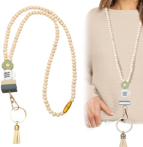 JAONLD Cordino Porta Badge da Collo Porta Tesserino Aeroportuale Porta Cartellino Lavoro per Lavoro Adatto a Insegnanti, Infermieri, Medici, Studenti (verde)