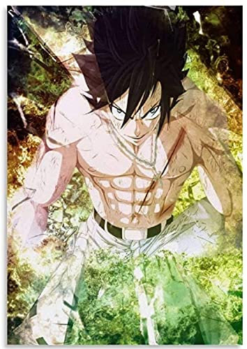 Paper Jigs Puzzle 1000 Teile Fairy Tail Grau Ani Poster Erwachsene Kinder Spielzeug Kompression 38x26CM