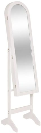 Atmosphera - Armoire à bijoux lexy blanc 38x34cm