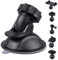 Car Suction Cup For Dash Cam Holder With 5 Types Adapter Car Camera Mount 360 Degree Angle Windscreen Mount Holder For Driving DVR Camera Camcorder GPS Action Cameras