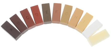 Wood Floor Repair Wax 11pcs Resin Scratch Cover Kit for Stairs