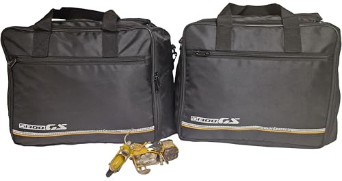 made4bikers Bedruckte Koffer Innentaschen passend für BMW R1300GS Adventure (R 1300 GS) ab 2023- (KA2) mit ALU Koffer