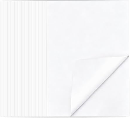 Marnovest 14 Pcs A4 Clear Double Sided Adhesive Sheets for DIY Crafts | Cuttable clear adhesive sheets for card making, photo albums and gift wrapping, with residue-free peeling