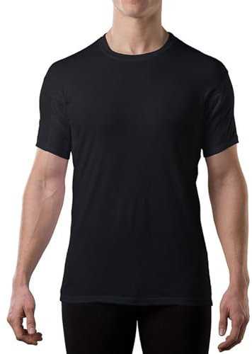 THOMPSON TEE The Anti-Schweiß Kurzarm-Unterhemd mit Achselschweiß-Polstern - Normale Passform - Rundhalsausschnitt