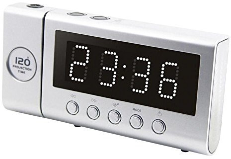 Soundmaster Highline FUR6100SI Projektionswecker Radiowecker Funkwecker Projektion Dual-Alarm UKW-PLL Gangreserve