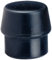 Halder 2310483 Hammereinsatz Simplex aus Hartgummi, schwarz, 30 mm