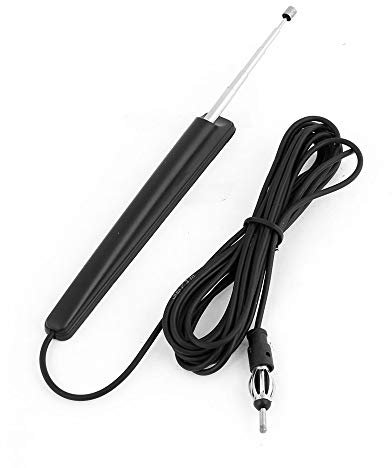 sourcing map Filtro de Ruido Antena Telescópica de Coche Radio FM Am Amplificador para Automovil