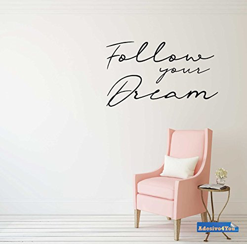Adesivi Murali Carta Da parati Follow your Dream (LARGE 160 X 55 CM.) Adesivo4You ®