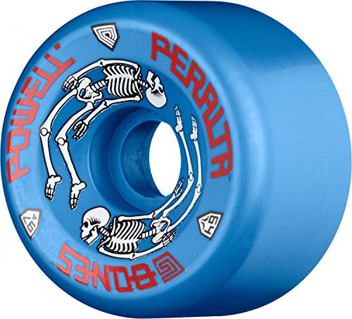 Powell Peralta G-Bones 97A Skateboard Wheels (Blue, 64mm) by