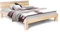 Massivholzbett Pumba Holzbett Doppelbett, Material Massivholz, Made in Germany, 180 x 200 cm, Natur, Standardhöhe