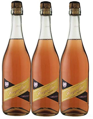 Corte Viola SpA Fragolino Rosato, 3er Pack (3 x 750 ml)
