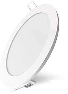 6W LED Panel Einbaustrahler Spot Einbauleuchte Neutralweiß 4200K 360 Lumen Deckenleuchte Rund eingebauter Trafo, kein externer Trafo notwendig