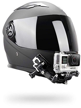 O RLY Helmet Chin Mount Helmet Mount Kit/Helmet Front Side Swivel Mount/Flat Curved Adhesive Mounts For GoPro Hero 3 4 5 6 7Black 8 Cam Action Camera Accessories