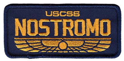 Titan One Europe - Nostromo Tag Ship Crew Alien Cosplay Patch Taktische Stickerei (Blau)