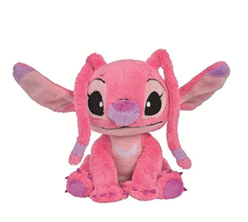 Doudou Malin Disney Stitch Angel rosa Mini peluche 20 cm