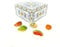 Fruits de pâte d'amande sicilienne, en Sicile appelé fruit de martorana, dans un élégant coffret cadeau (gr.300). RAREZZE: pâtisserie artisanale sicilienne