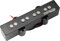 Wilkinson Série M WOJB Variable Gauss Alnico 5 Micro Jazz Bass Chevalet Pickup Ton Vintage pour Basse électrique 4 Cordes style JB, Noir