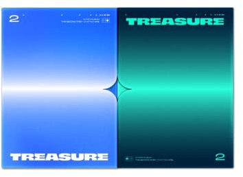 Kakao M TREASURE - THE SECOND STEP : CHAPTER ONE (1st Mini Album) [Photobook ver.] Album+Extra Photocards Set (GREEN ver, CD Only, No Poster), YGP0119