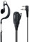 TechSide TSAU-MV Micrófono de Auricular Envolvente Midland de 2 Pines con VOX | Radios de Dos vías | Compatible con G7 Pro M24 M24 más M48 M99 G6 XT G7 XTR ICOM | Reloj de Seguridad Softair
