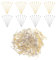 DICOSMETIC 200pcs 2 Couleurs Tiges Clous Doré Épingles à Tête Boule 30mm Tiges Boucles d'oreille Tête De Boule Acier Inoxydable Tete Ronde Couture pour DIY Fabrication de Bijoux