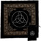 CREATCABIN Pentagramm Altar Tuch Hexerei Zubehör Tarot Weissagungskarten Tischdecke Spirituelle Astrologie Tischdecke Für Bar Home Yoga Studio Tisch Wanddekoration 19.69 x 17.72,(5) cm