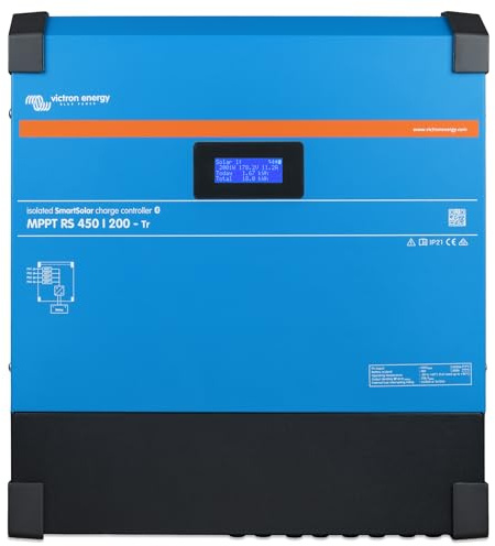 Victron Energy SmartSolar MPPT RS Tr Laderegler (Bluetooth) - Solar Laderegler - 450V DC 200 Ampere 48-Volt