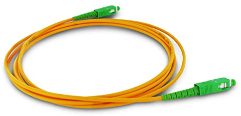 Metronic Câble fibre optique SC/APC monomode 5 m Compatible Box fibre Orange, SFR et Bouygues Telecom - 370235