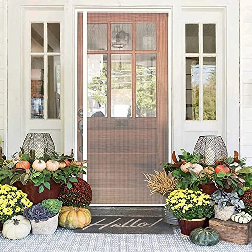 Zanzariera per porta come tenda a rullo, zanzariera anti zanzare 235x185cm, zanzariera a rullo per porta del patio soggiorno porta balcone, bianco