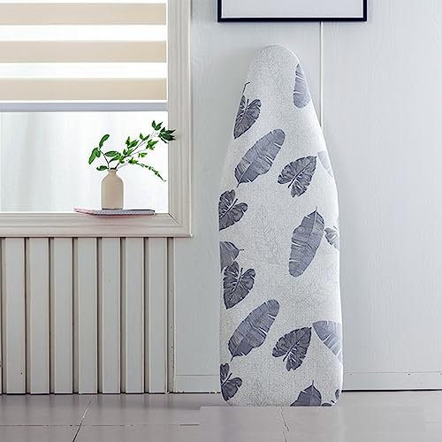 HCZION Ironing Board Cover Pad Scorch Resistance Ironing Padding Thick Replacement Ironing Board Cover With Elastic Edge 49x18inch, 54x15inch (Color : A, Size : 125x46cm/49x18inch)