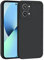 SEAHAI Funda para Realme GT 2 Pro 5G (GT2 Pro), Ultradelgado Suave Silicona Carcasa con Diseño de Protección de Cámara Engrosada, Moda Mate TPU Bumper Antigolpes Cubierta - Negro