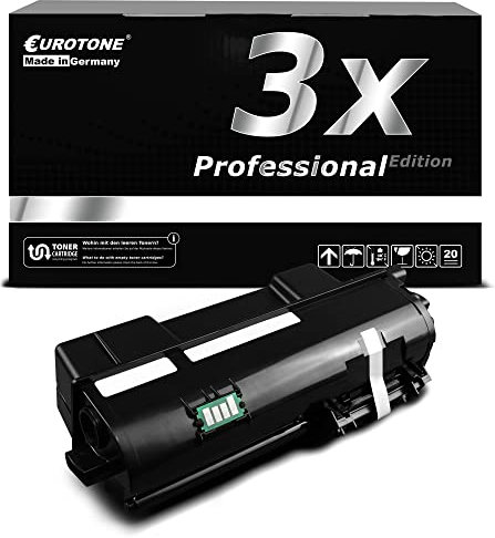 E.T. Toner 3X kompatibel für Kyocera Ecosys P2040 ersetzt TK-1160 TK1160 Schwarz